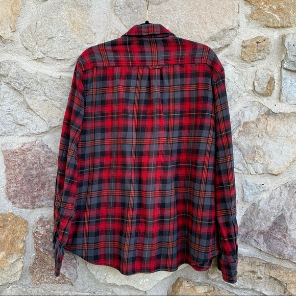 Woolrich red flannel buttondown size XXL - Picture 5 of 7